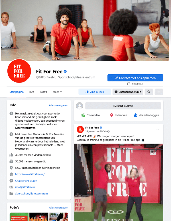 fit for free facebook
