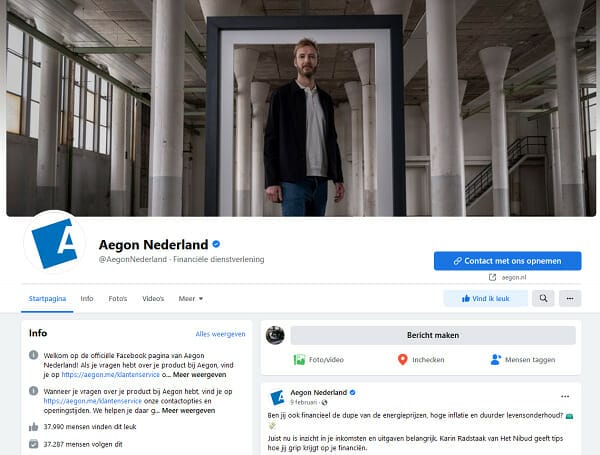 facebook aegon