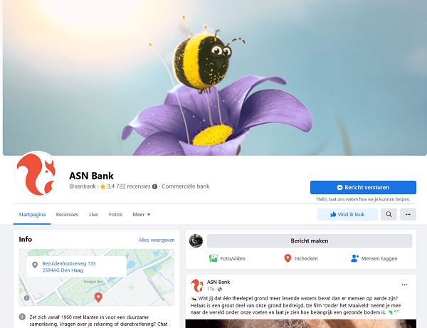 facebook asn bank