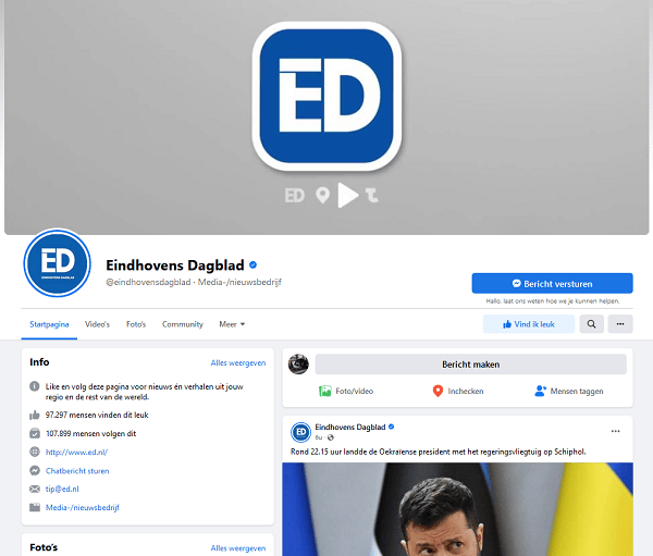 facebook Eindhovens dagblad