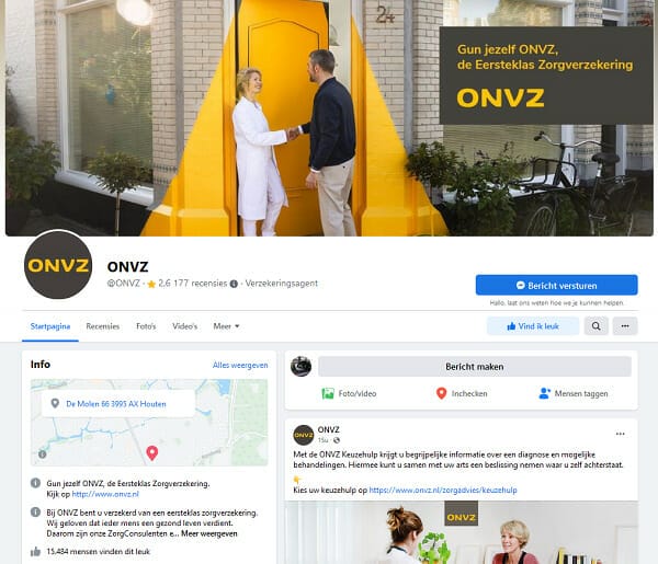 facebook ONVZ