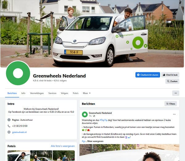facebook greenwheels