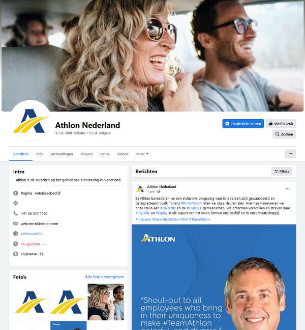 Athlon facebook