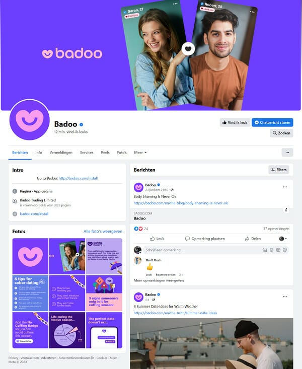 facebook Badoo