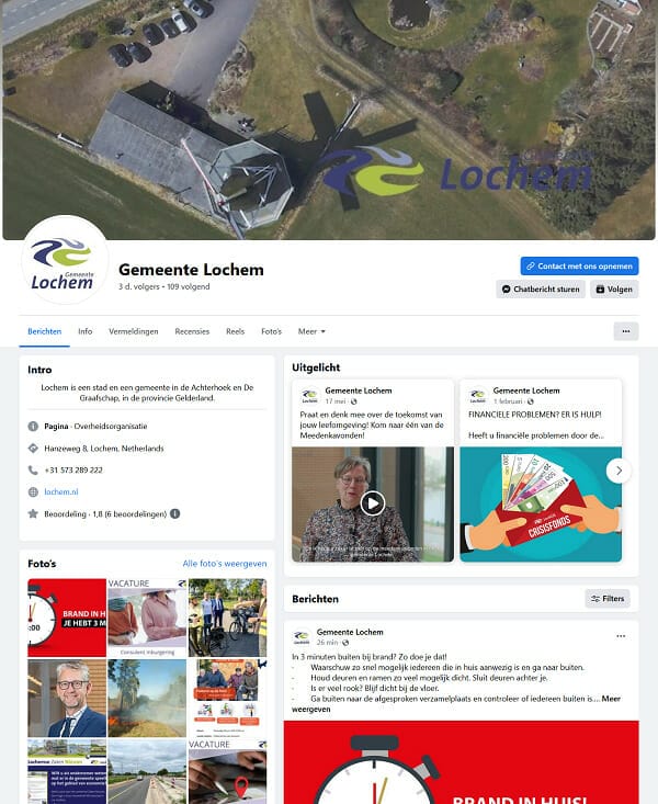 facebook Gemeente Lochem