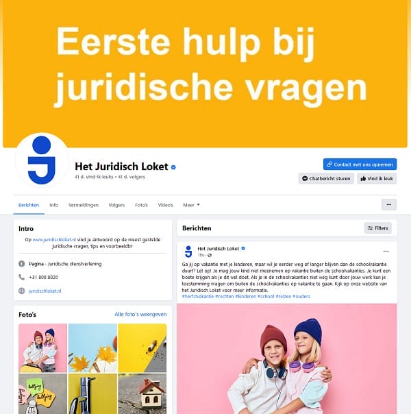 facebook Juridisch Loket