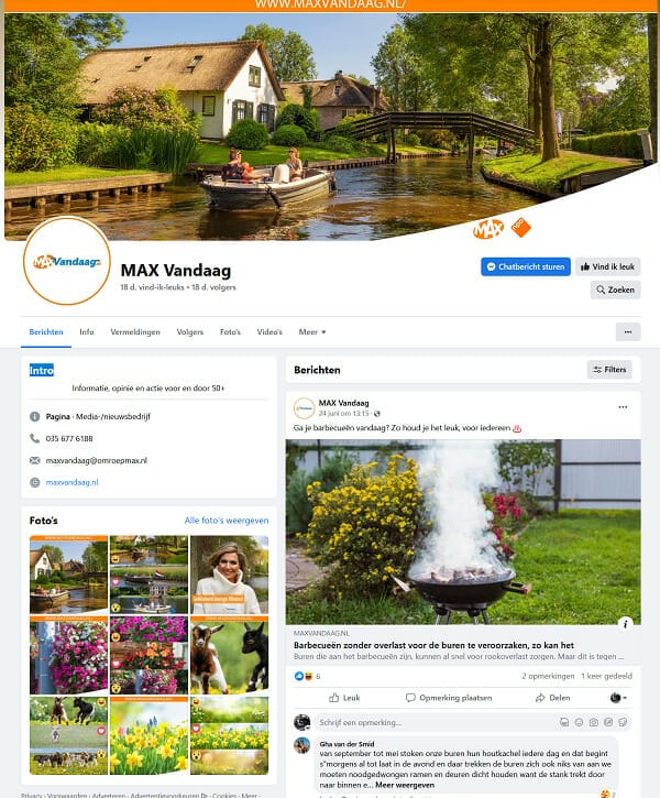facebook Omroep Max