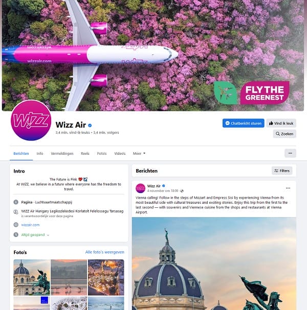 facebook Wizz Air
