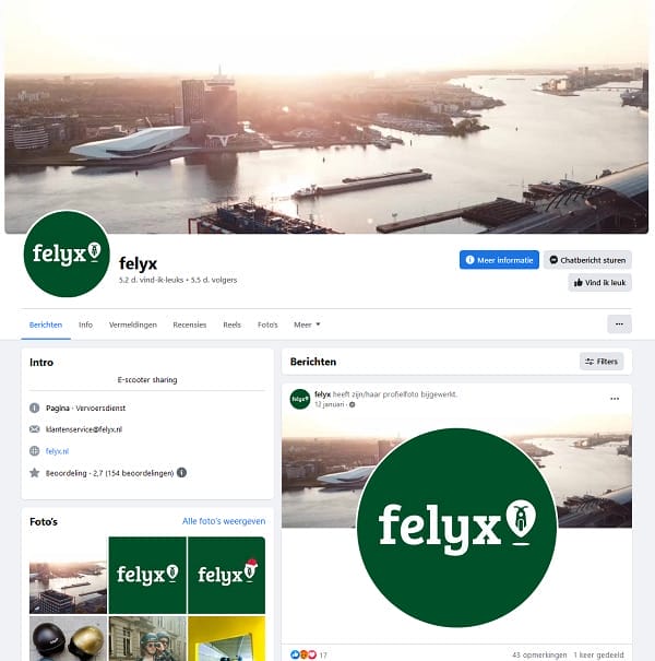 facebook Felyx