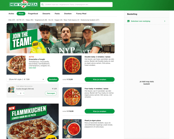 new york pizza website