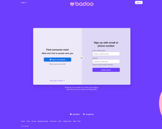 website Badoo