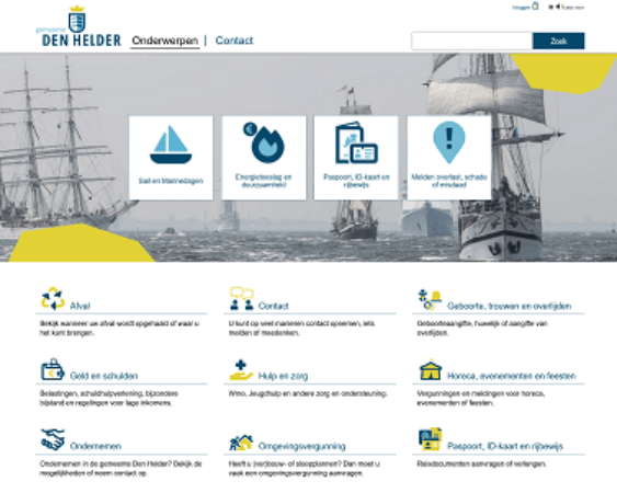 website Gemeente Den Helder