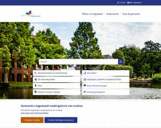 website Gemeente Lingewaard