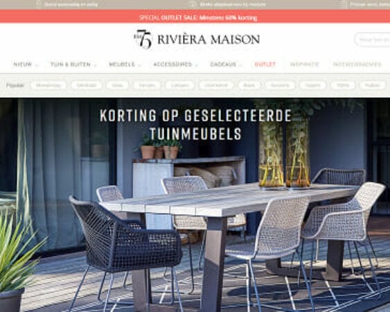 website Riviera Maison