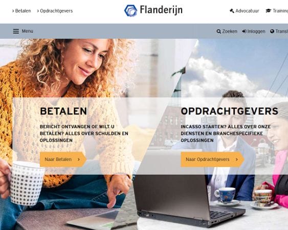 website flanderijn incasso