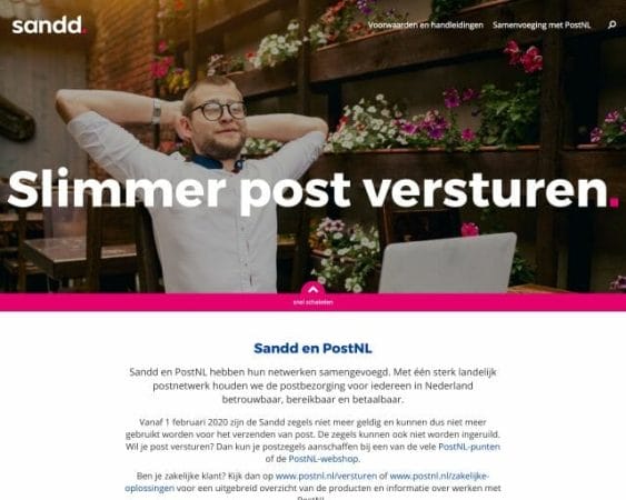 website sandd.nl