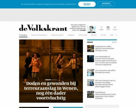 website volkskrant.nl